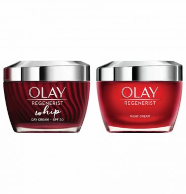 Olay Regenerist Whip Dagcrème SPF30 en Nachtcrème Pakket