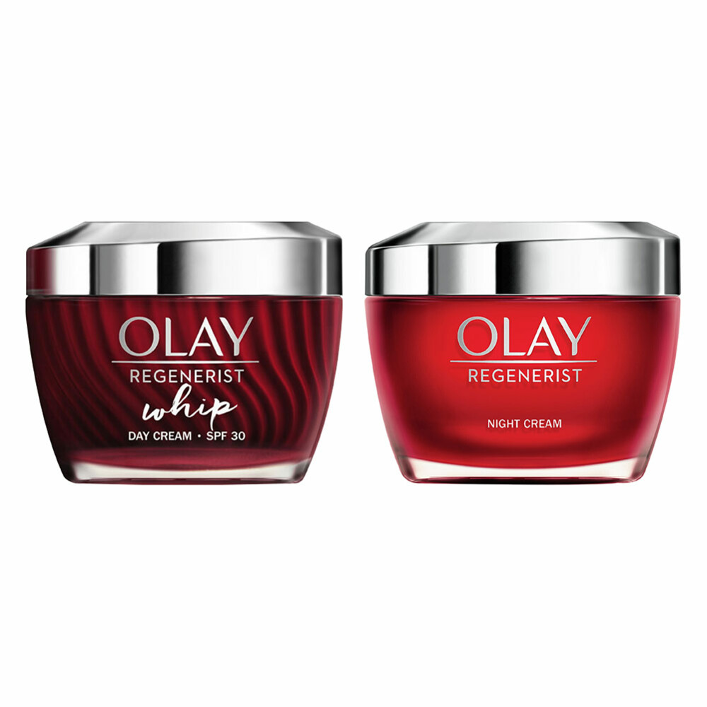 Olay Regenerist Whip Dagcrème SPF30 en Nachtcrème Pakket