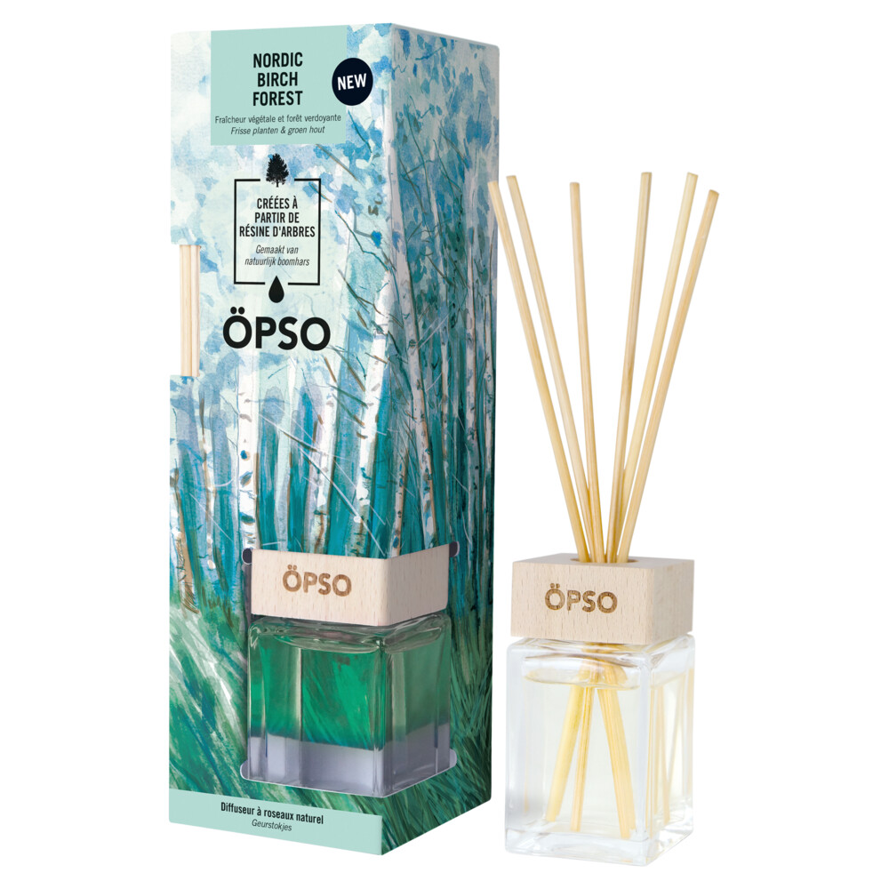 6xÖpso Geurstokjes Nordic Birch Forest 50 ml