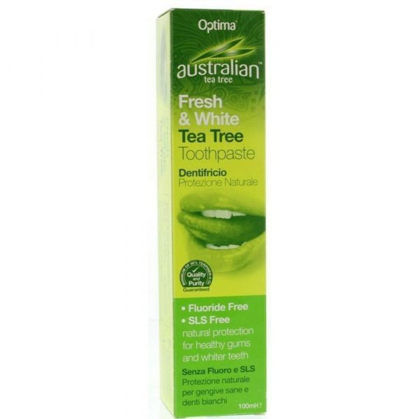 3x Optima Austalian Tea Tree Tandpasta Fresh&White Tandpasta 100 ml