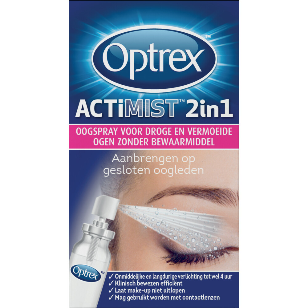 Optrex Actimist 2 in 1 Oogspray Droge&Vermoeide Ogen 10 ml