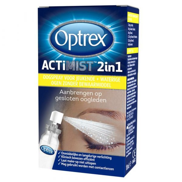 Optrex Actimist 2 in 1 Oogspray Jeukende en Waterige Ogen 10 ml