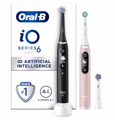 3x Oral-B Elektrische Tandenborstel iO-6 Black&Pink 1 set