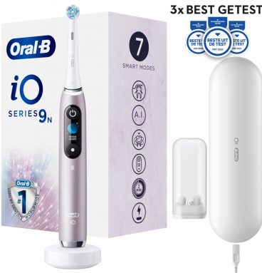 3x Oral-B Elektrische Tandenborstel iO Series 9 Rose Quartz