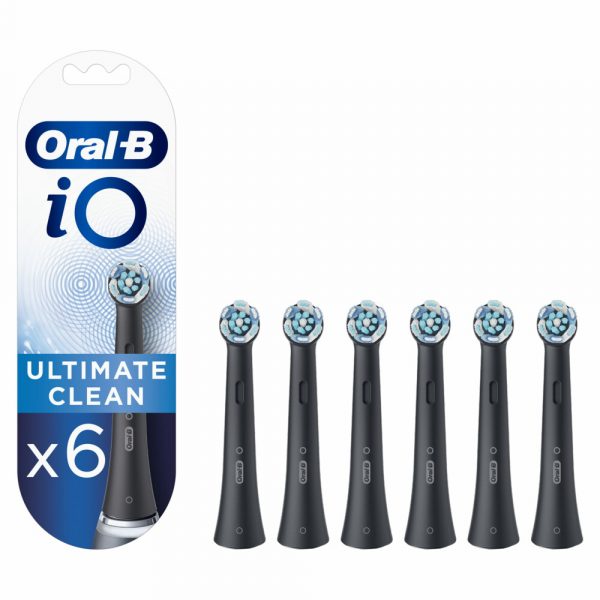 16x Oral-B Opzetborstels iO Ultimate Clean Black 6 stuks