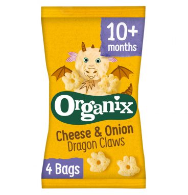 3x Organix Baby Knabbels 10+ m Kaas Ui 4x15 gr