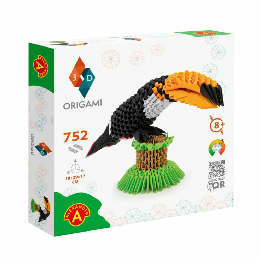 Origami 3D Toucan 752 stukjes