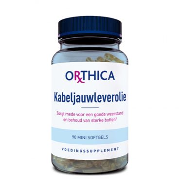 Orthica Kabeljauwleverolie 90 softgel capsules