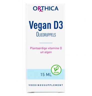 Orthica Vegan D3 Oliedruppels 15 ml