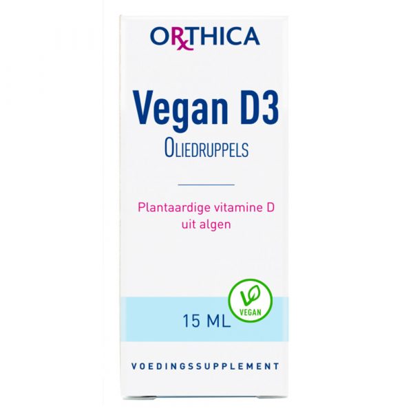 Orthica Vegan D3 Oliedruppels 15 ml