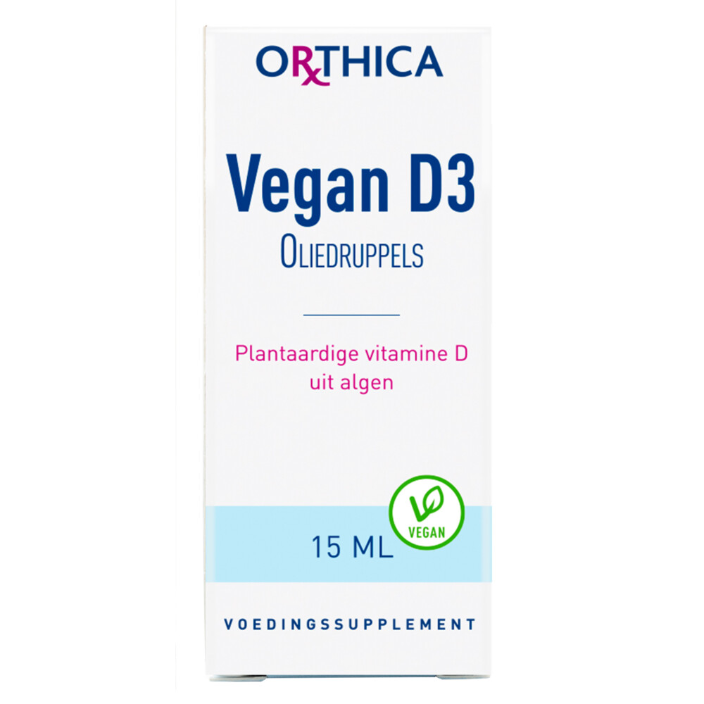 Orthica Vegan D3 Oliedruppels 15 ml