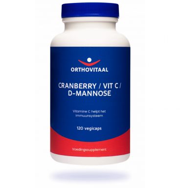 Orthovitaal Cranberry Vitamine C&D-Mannose 120 vegicaps