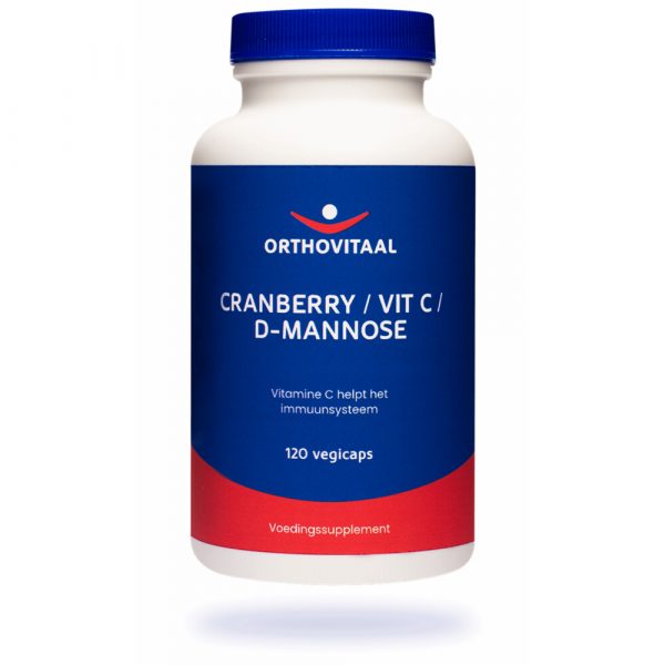 Orthovitaal Cranberry Vitamine C&D-Mannose 120 vegicaps