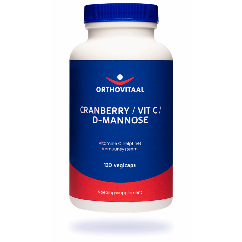 Orthovitaal Cranberry Vitamine C&D-Mannose 120 vegicaps