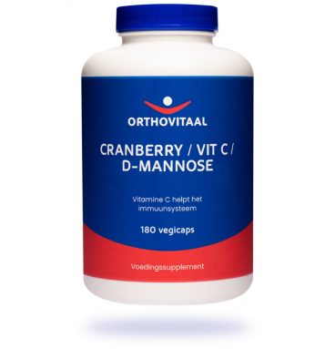 Orthovitaal Cranberry Vitamine C&D-Mannose 180 vegicaps