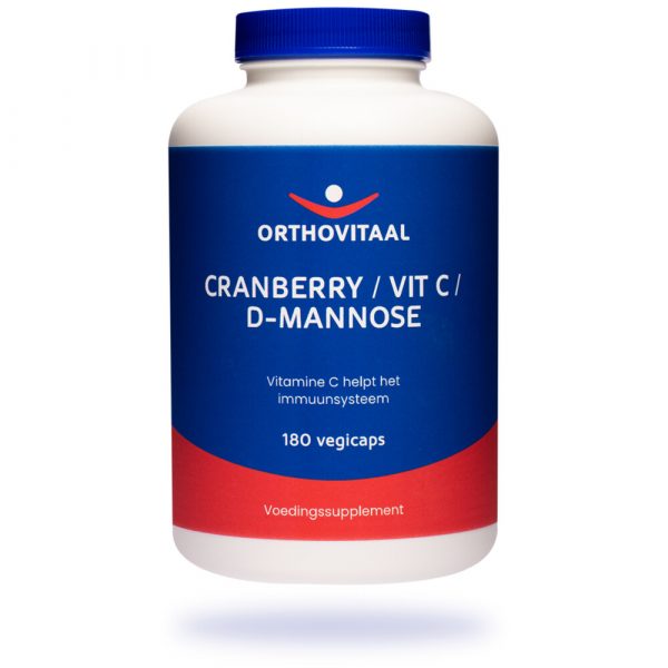 Orthovitaal Cranberry Vitamine C&D-Mannose 180 vegicaps