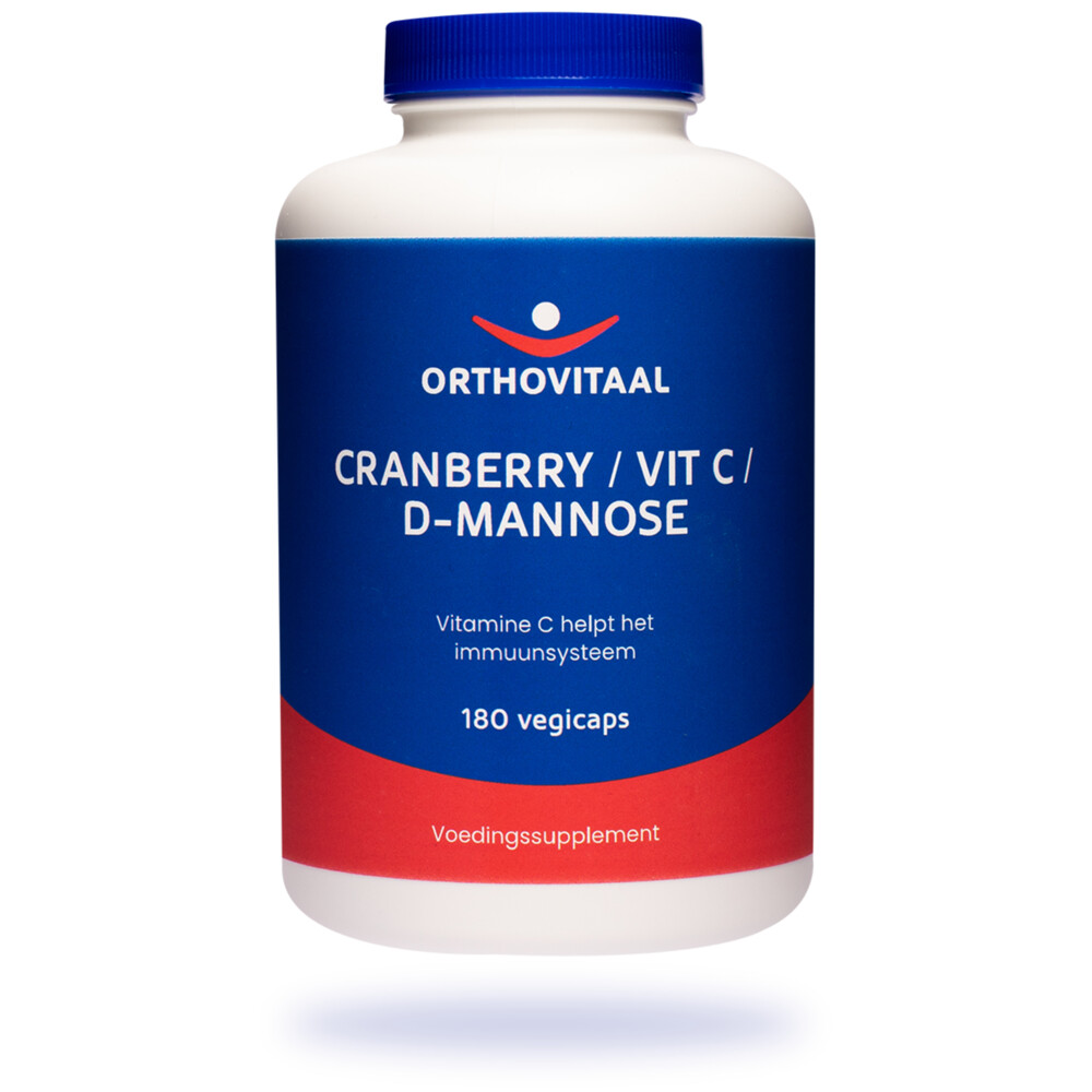 Orthovitaal Cranberry Vitamine C&D-Mannose 180 vegicaps