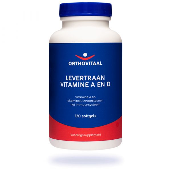 Orthovitaal Levertraan Vitamine A&D 120 softgels