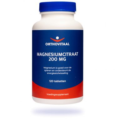 Orthovitaal Magnesiumcitraat 200mg 120 tabletten