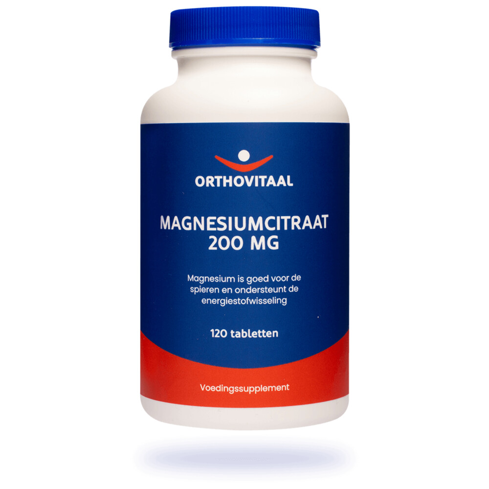 Orthovitaal Magnesiumcitraat 200mg 120 tabletten