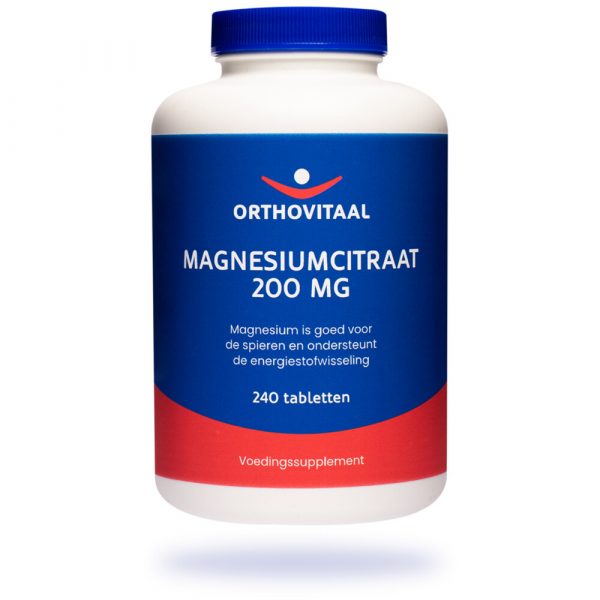 Orthovitaal Magnesiumcitraat 200mg 240 tabletten