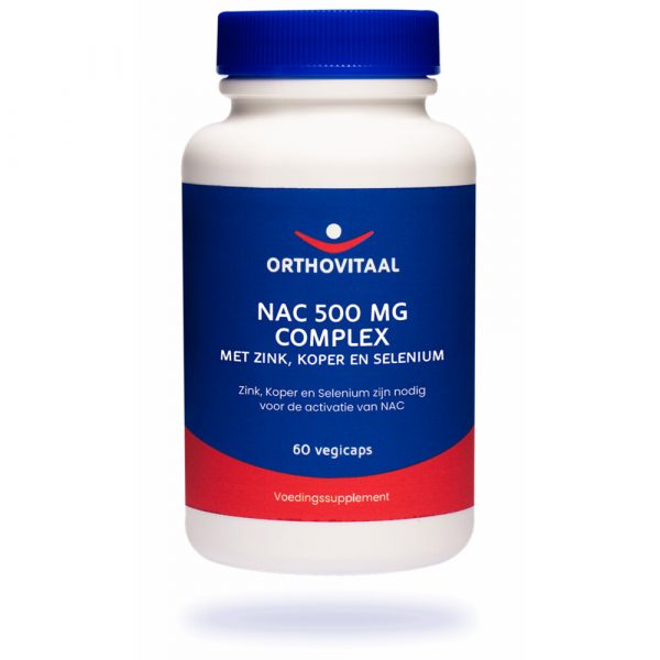 Orthovitaal NAC 500mg Complex Met Zink Koper Selenium 60 vegicaps