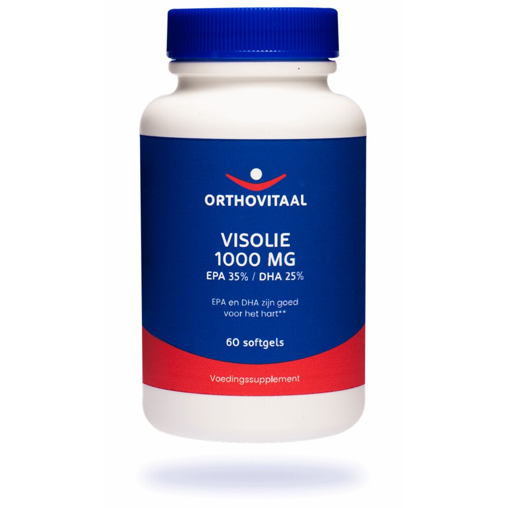 Orthovitaal Visolie 1000mg EPA 35%/DHA 25% 60 softgels