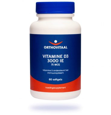 Orthovitaal Vitamine D3 3000 IE 75mcg 60 softgels