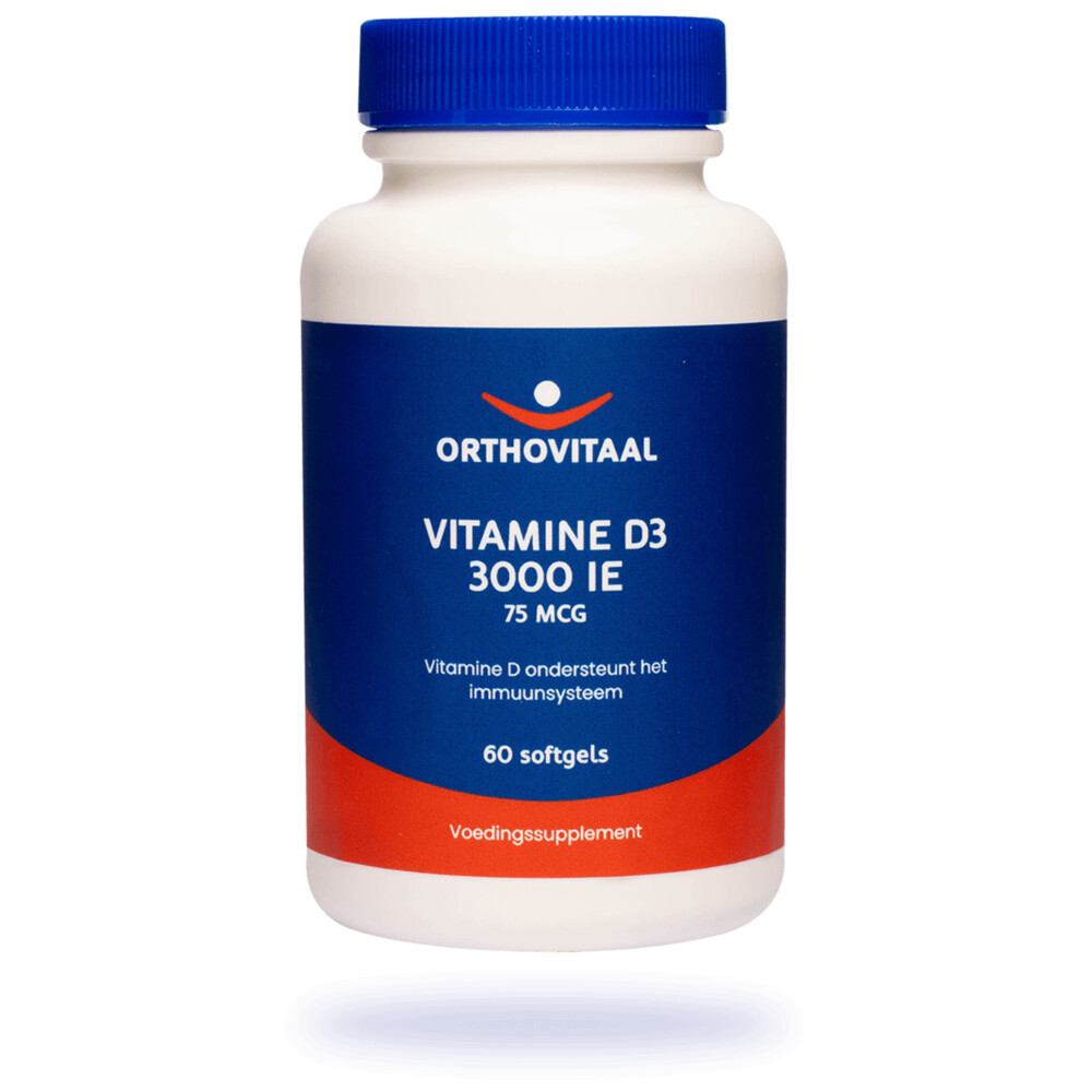 Orthovitaal Vitamine D3 3000 IE 75mcg 60 softgels