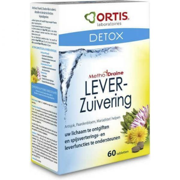 Ortis Methoddrn Lever Zuivering 60 tabletten