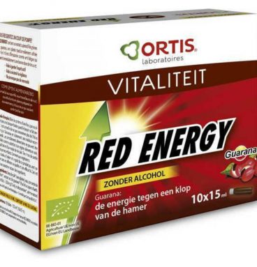 Ortis Red Energy Bio Fles Alcoholvrij 10 stuks