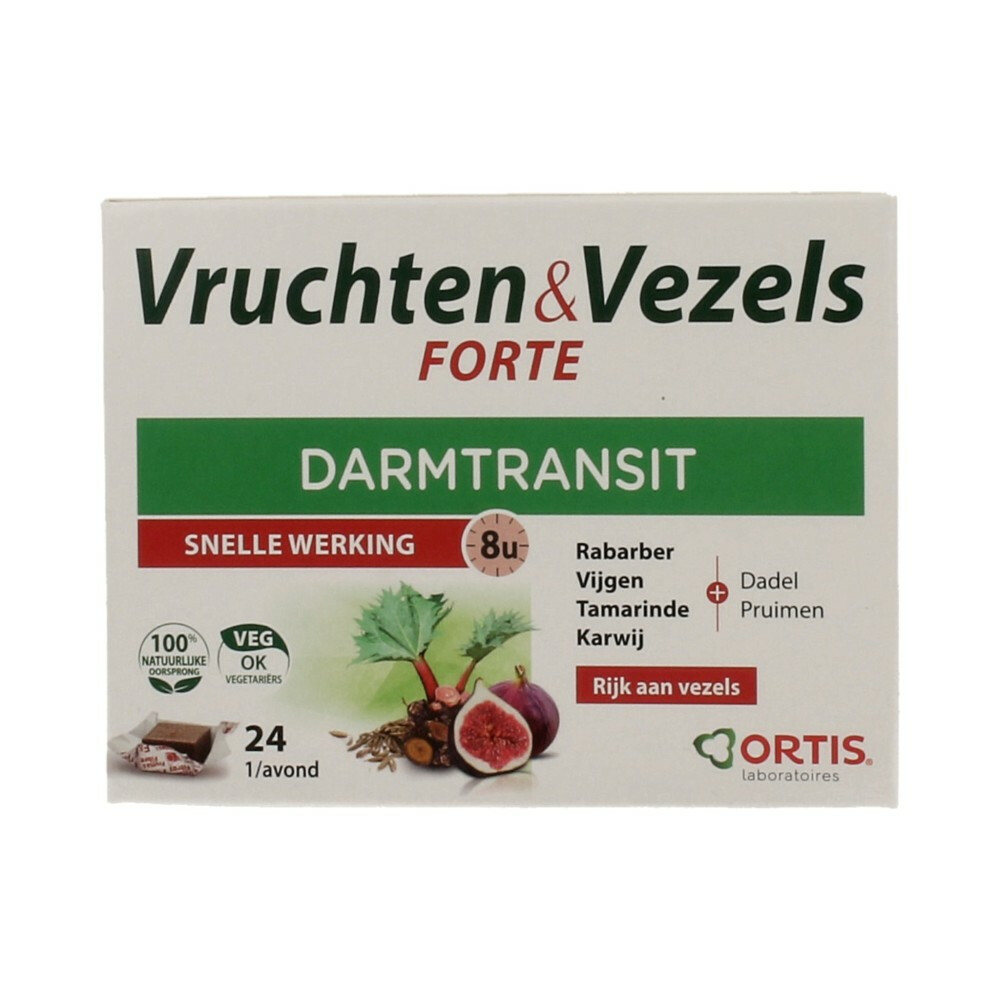 Ortis Vruchten&Vezels Forte 24 stuks