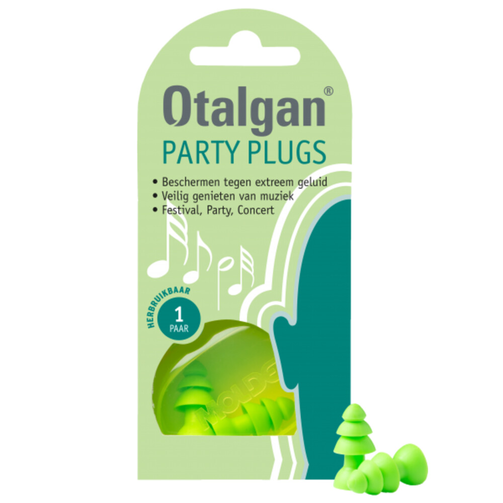 3x Otalgan Party Plugs 1 paar