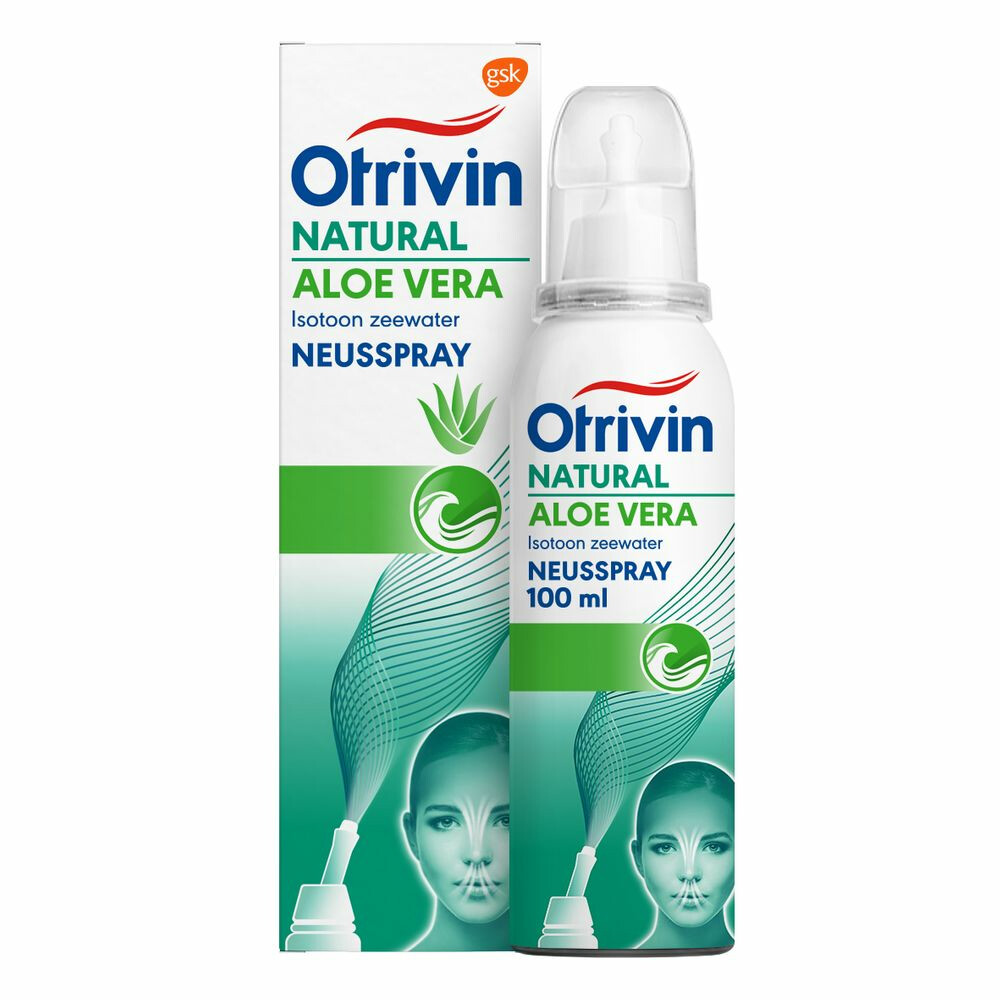 2x Otrivin Neusspray Natural Aloe Vera 10 ml