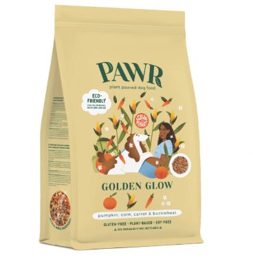 9x PAWR Plantaardig Hondenvoer Golden Glow 750 gr