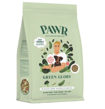 9x PAWR Plantaardig Hondenvoer Green Glory 750 gr