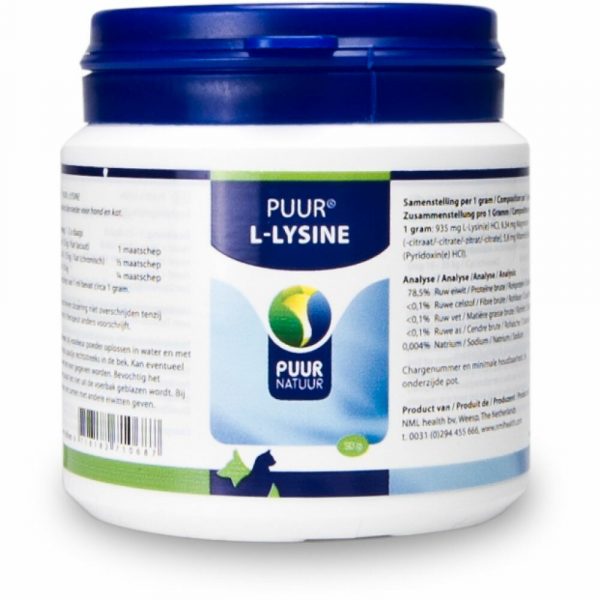 PUUR L-Lysine Compleet 50 gr