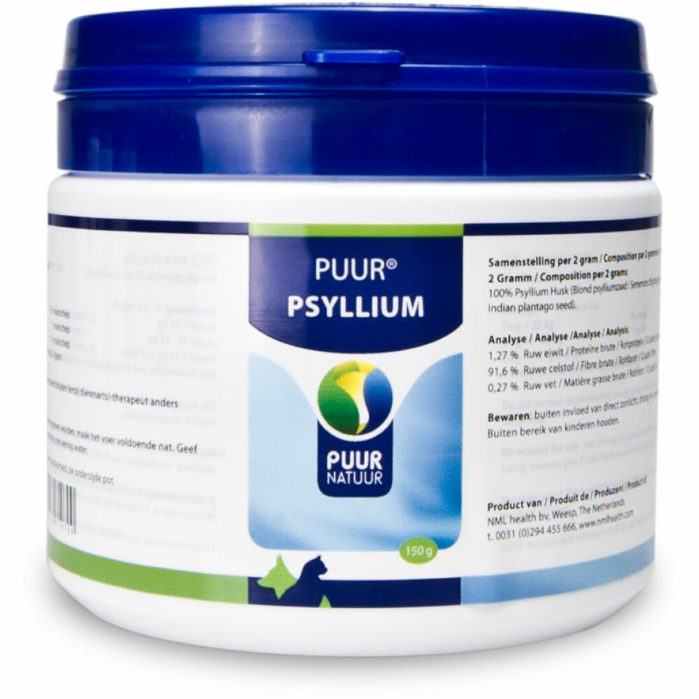 PUUR Psyllium Hond - Kat 150 gr