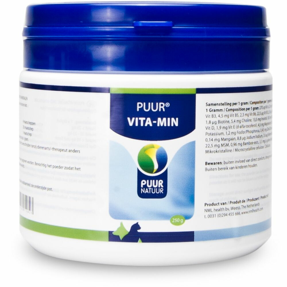 PUUR Vita-min Hond - Kat 250 gr