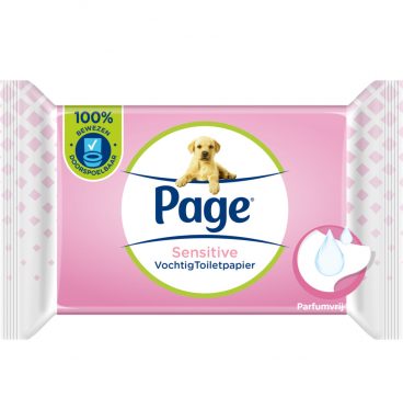 Page Vochtig Toiletpapier Sensitive 38 stuks