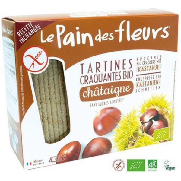 3x Pain fleur Crackers Kastanje 150 gr