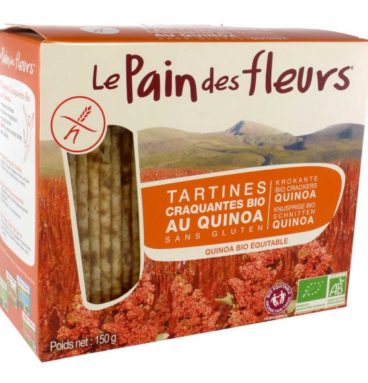 6x Pain fleur Crackers Quinoa 150 gr