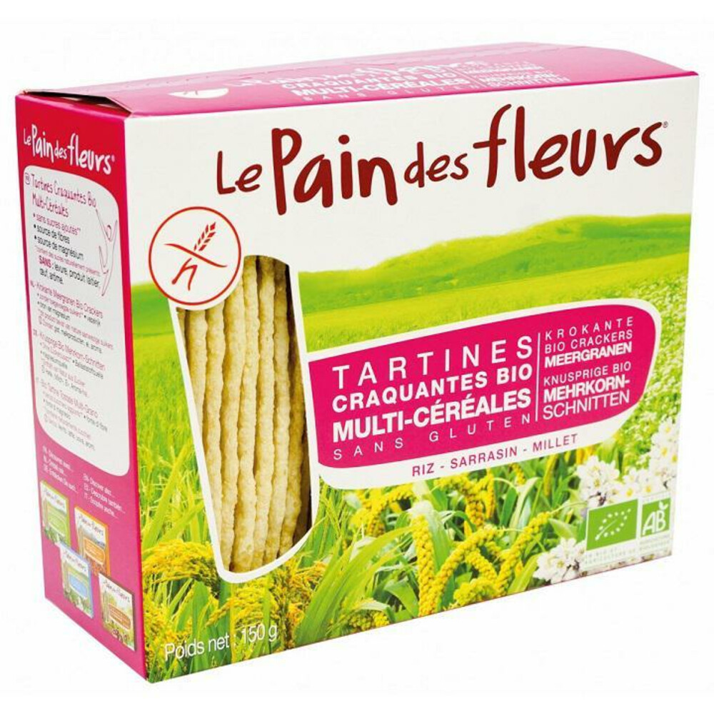 3x Pain fleur Meergranen Cracker Bio 150 gr