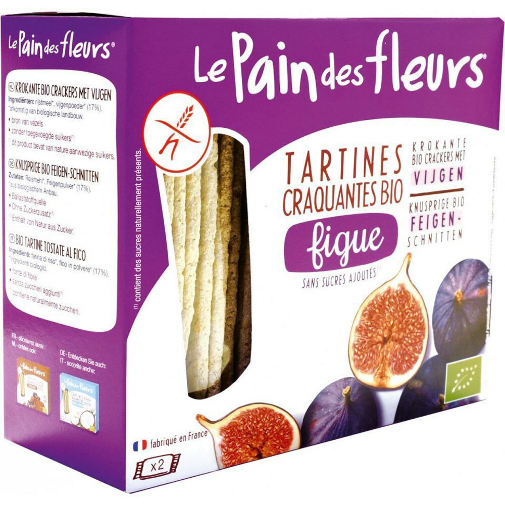 3x Pain fleur Vijgen Cracker Bio 150 gr