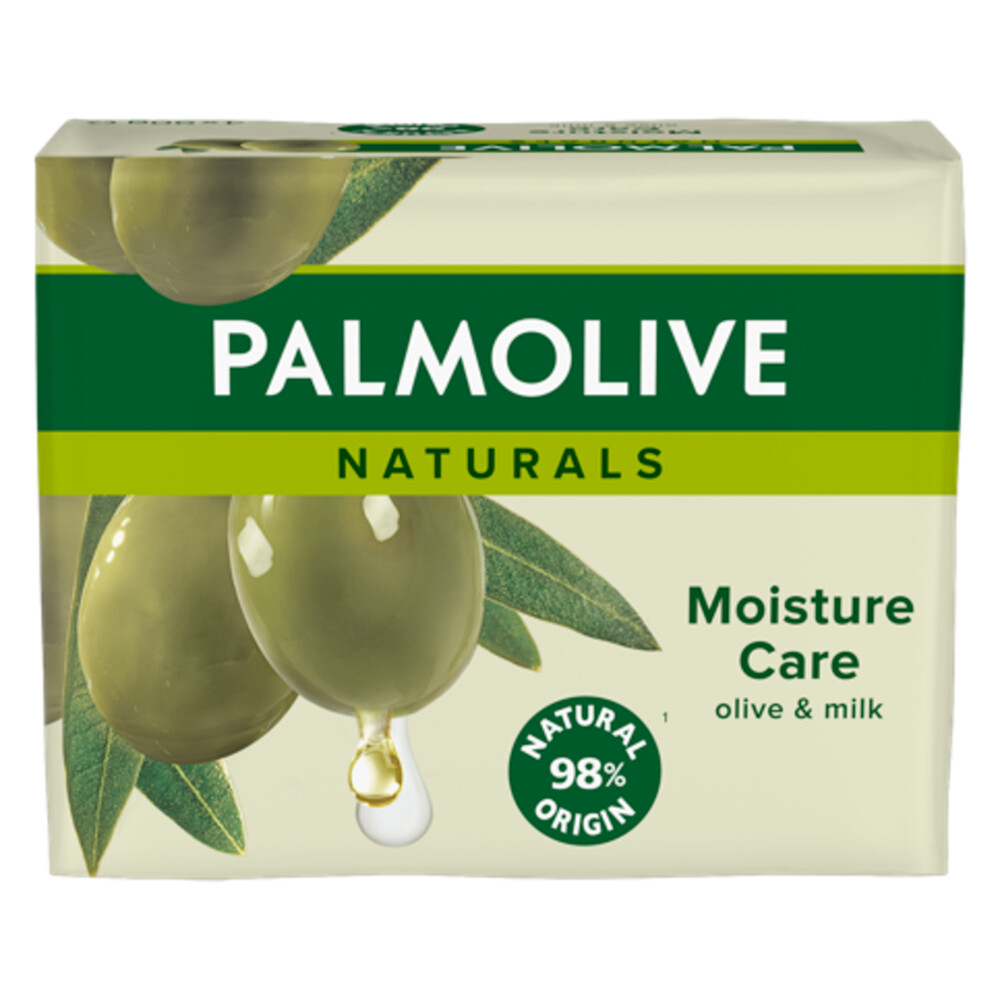 18x Palmolive Tabletzeep Naturals Moisture Care Olijf 4x 90 gram