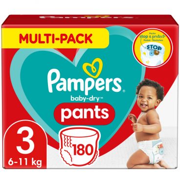 Pampers Baby Dry Luierbroekjes Maat 3 (6-11 kg) 180 stuks