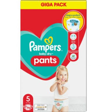 Pampers Baby Dry Luierbroekjes Maat 5 (12-17 kg) 96 stuks