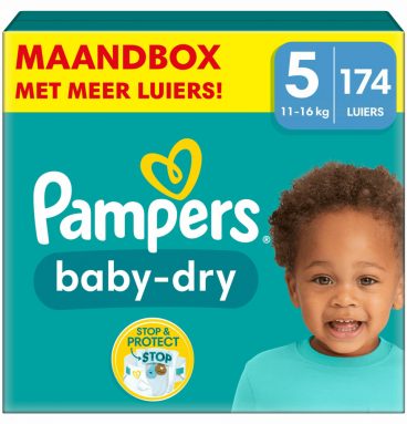 Pampers Baby Dry Luiers Maat 5 (11-16 kg) 174 stuks