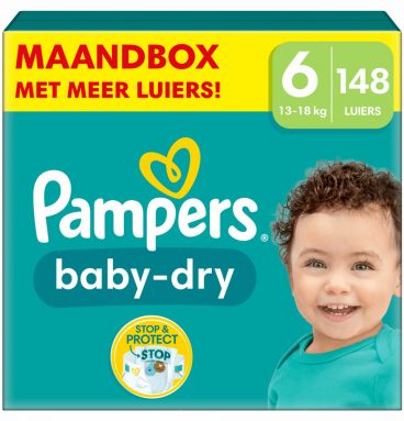 Pampers Baby Dry Luiers Maat 6 (13-18 kg) 148 stuks