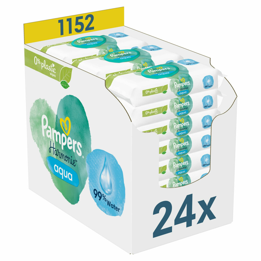 Pampers Billendoekjes Aqua Harmonie 24x48 = 1152 stuks